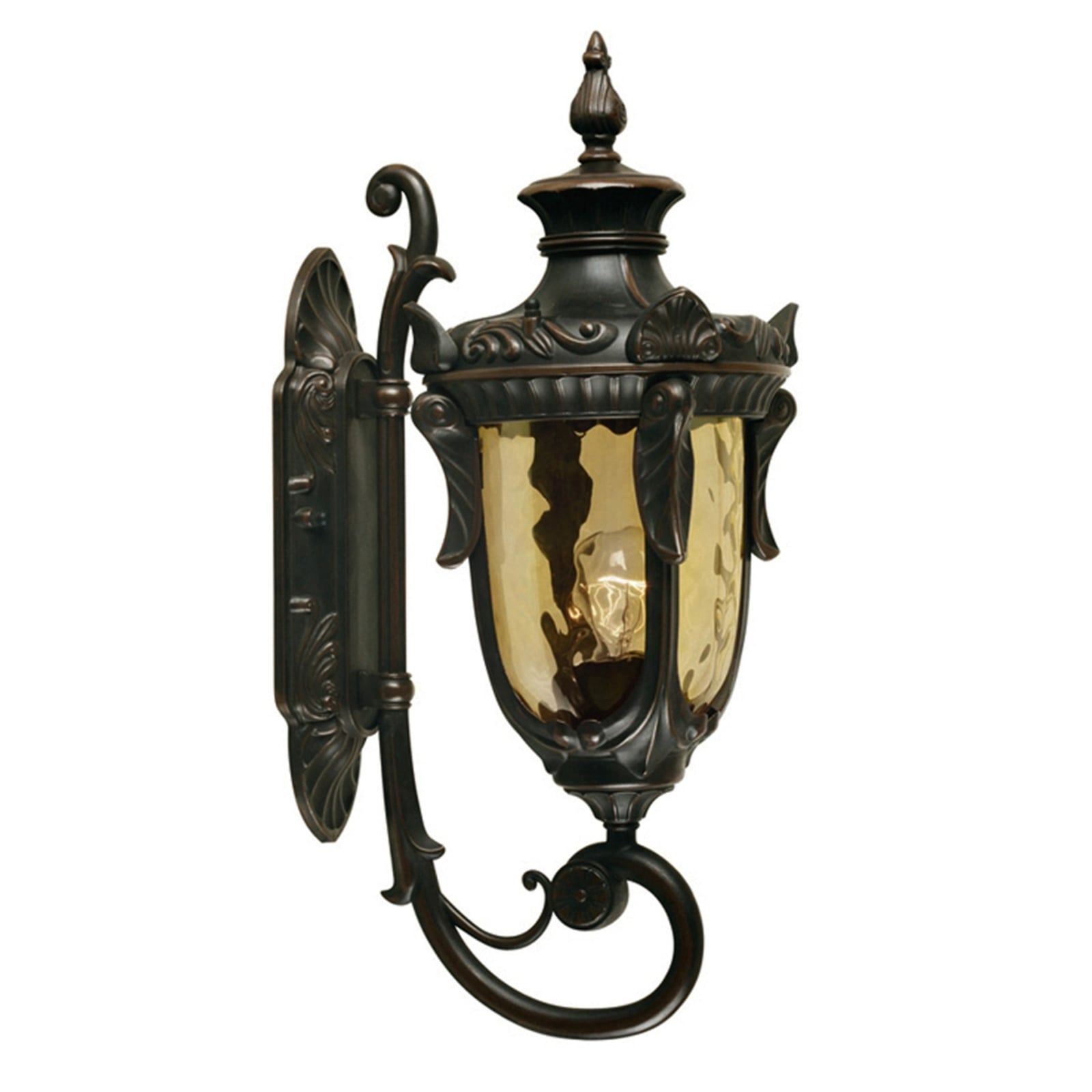 PHILADELPHIA Applique da esterno bronzo/ambra 53 cm IP44 - Elstead PHILADELPHIA Applique da esterno bronzo/ambra 53 cm IP44 - Elstead