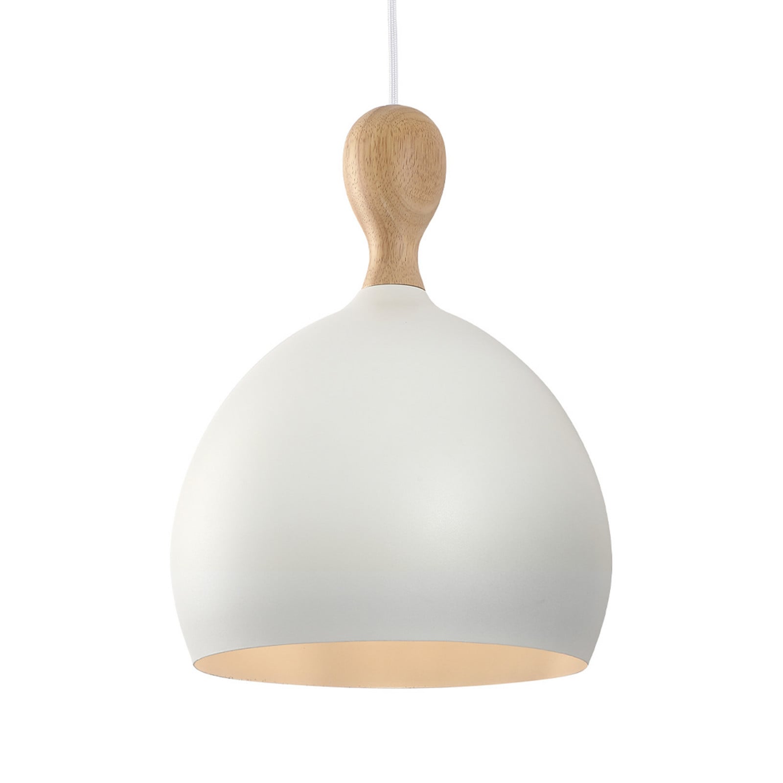 Dueodde-riippuvalo, valkoinen, halkaisija 24 cm, metallia, E27 Halo Design - Olohuone - Skandinaavinen - Yksilamppuinen