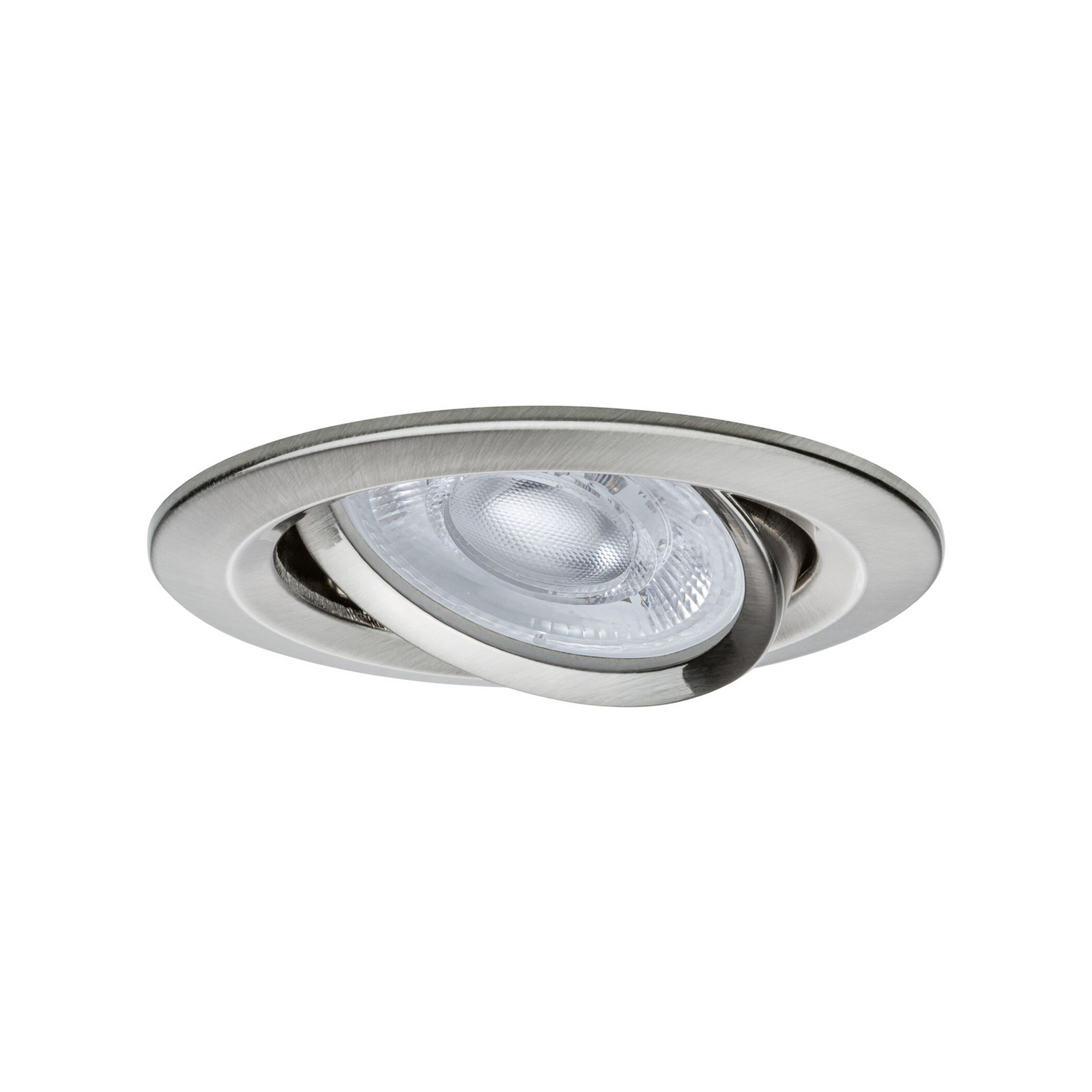 Lámpara empotrable Paulmann NOVA, de hierro, Ø 9 cm, orientable, 827, atenuable