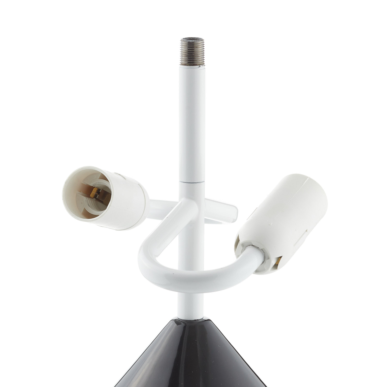 Lampă de masă Oluce Atollo, dimabilă, Ø38cm, negru