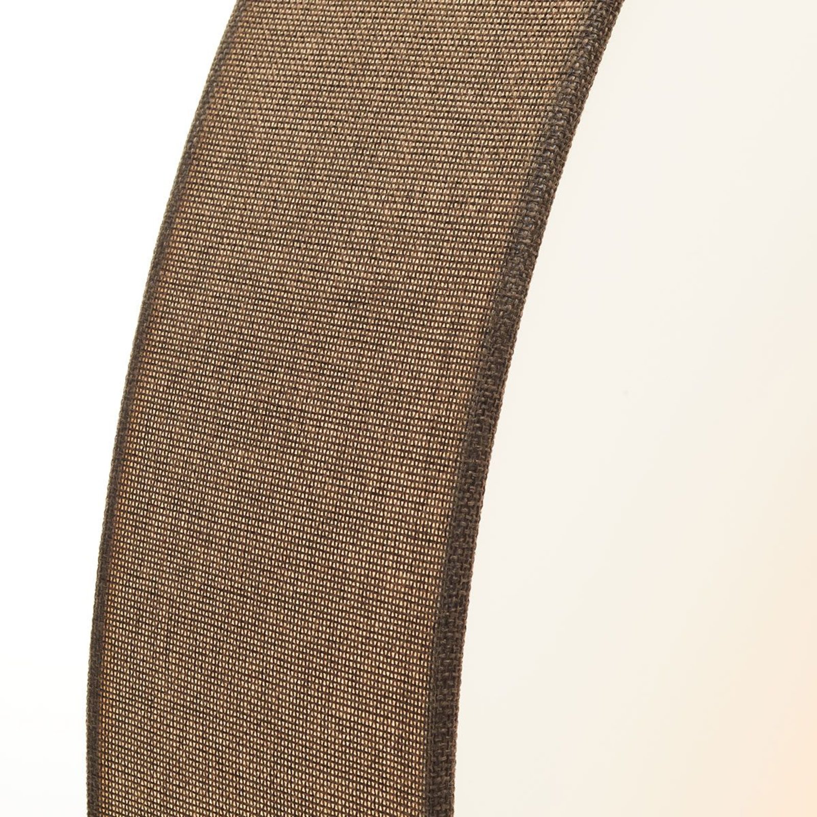Lámpara de techo Pasteri de textil, marrón, 76 cm