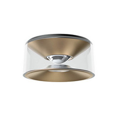 Ribag Vior LED stropní svítidlo pískově zlaté 40° 2 700K