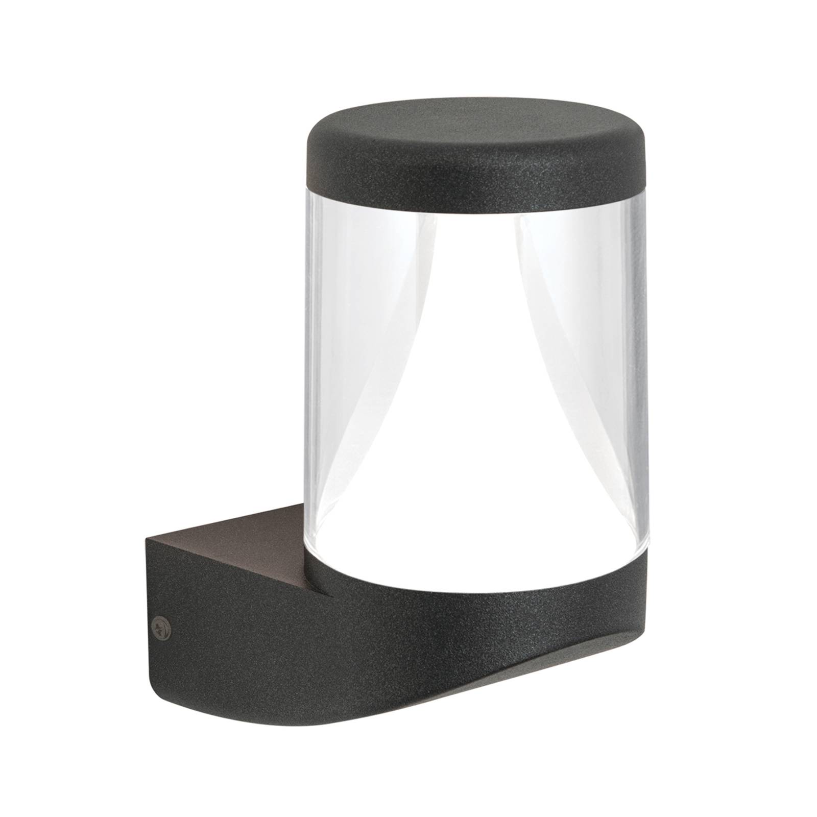 LED-Außenwandleuchte Midnight mit Anti-UV-Diffusor