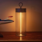OSRAM LED-Akku-Tischleuchte DECOR FILAMENT, dunkelgrau 32 cm