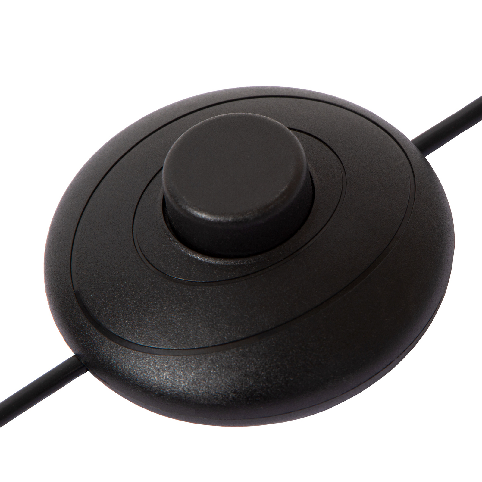 Vloerlamp Upton, hoogte 154 cm, zwart/rookgrijs, 3-lamps.