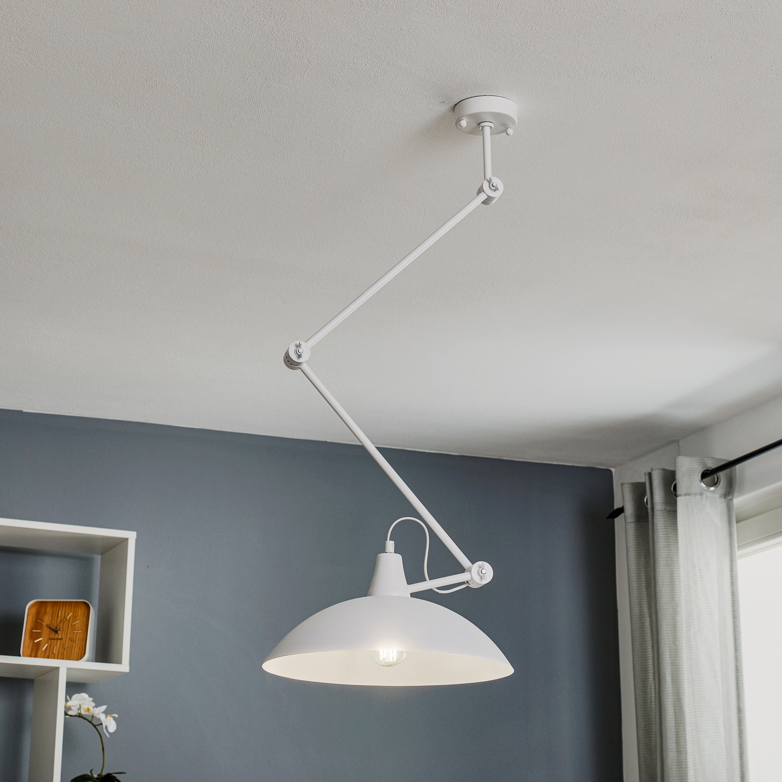 Lámpara de techo 808 ajustable 1 luz blanco