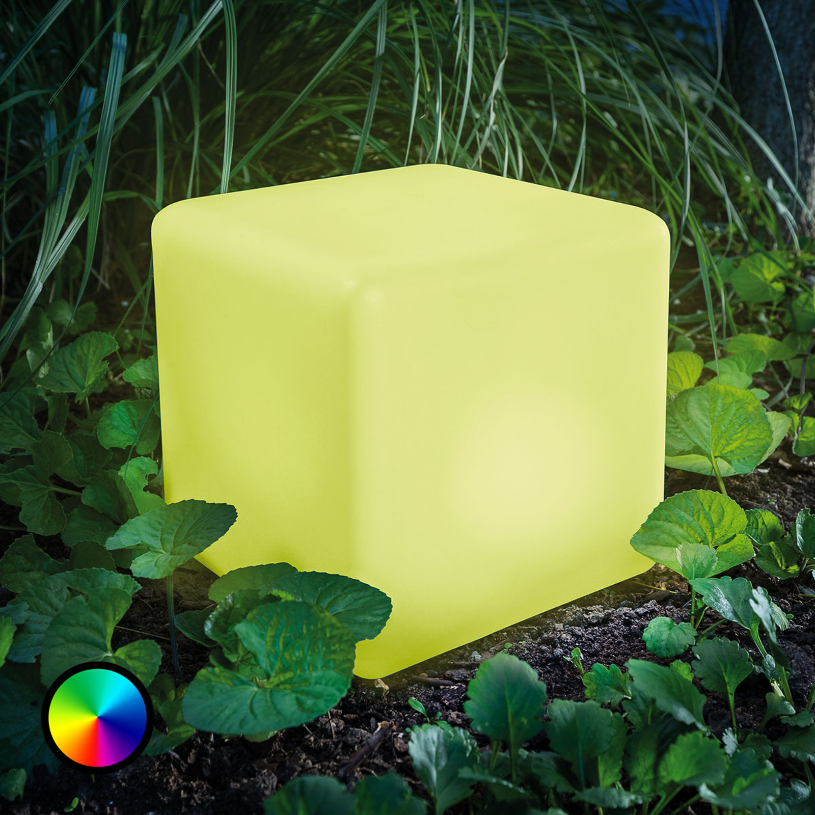 Smart Cube - LED solární kostka změna barvy světla