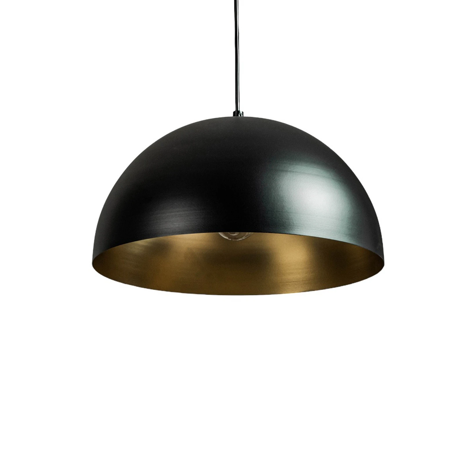 Piekaramā lampa Beta melnā un zelta krāsā