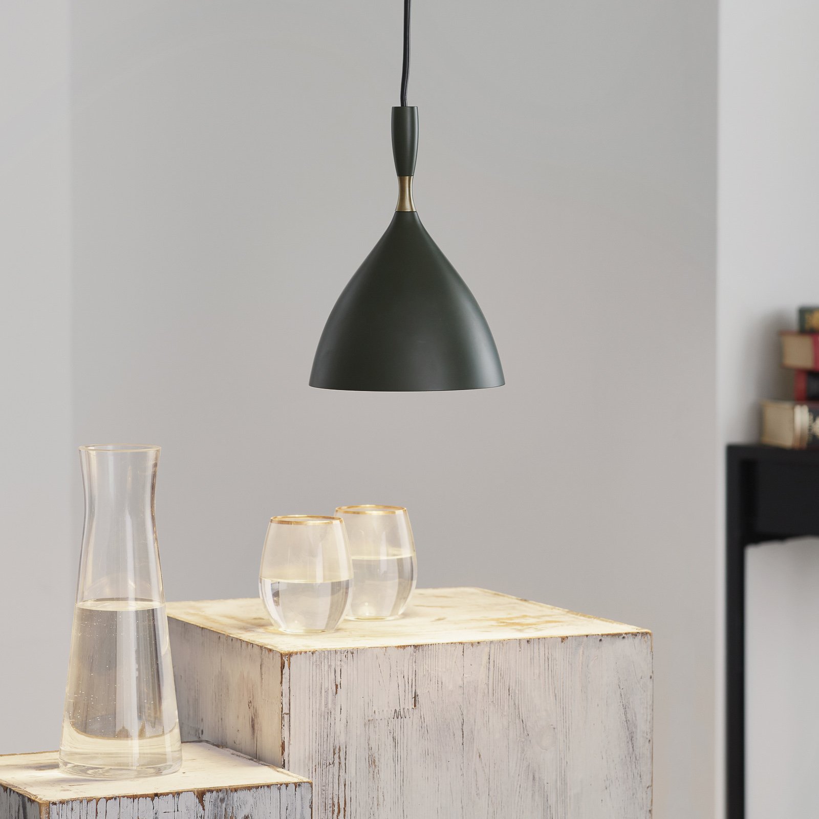 Dokka Lampa Wisząca Dark Green - Northern