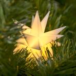 Светодиодна звезда за вътрешно осветление с 18 точки, Ø 12 см, бяла