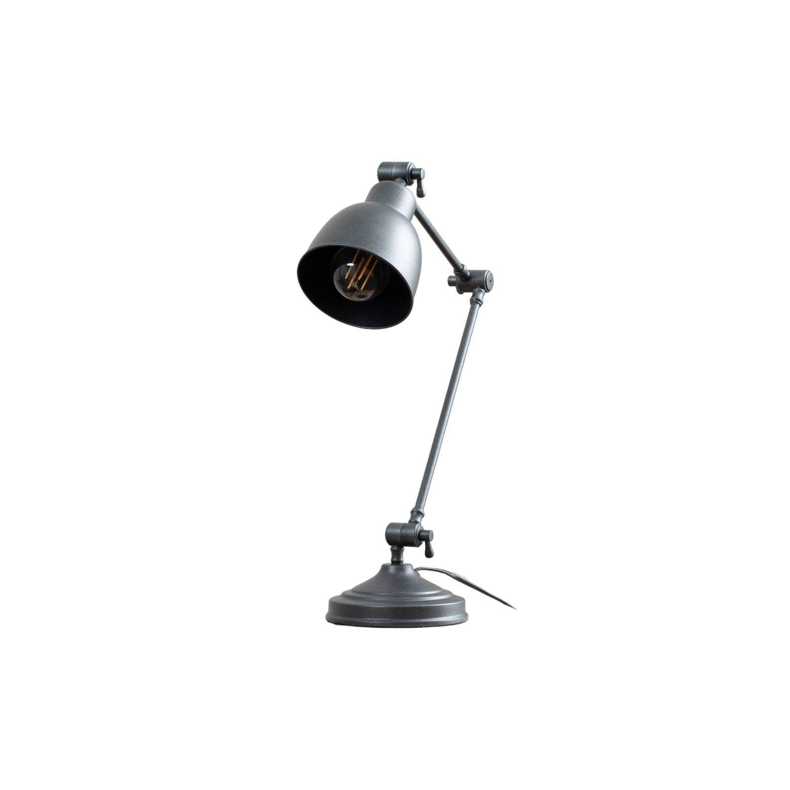 Tischleuchte Emoti, anthrazit, 45 cm hoch, verstellbar