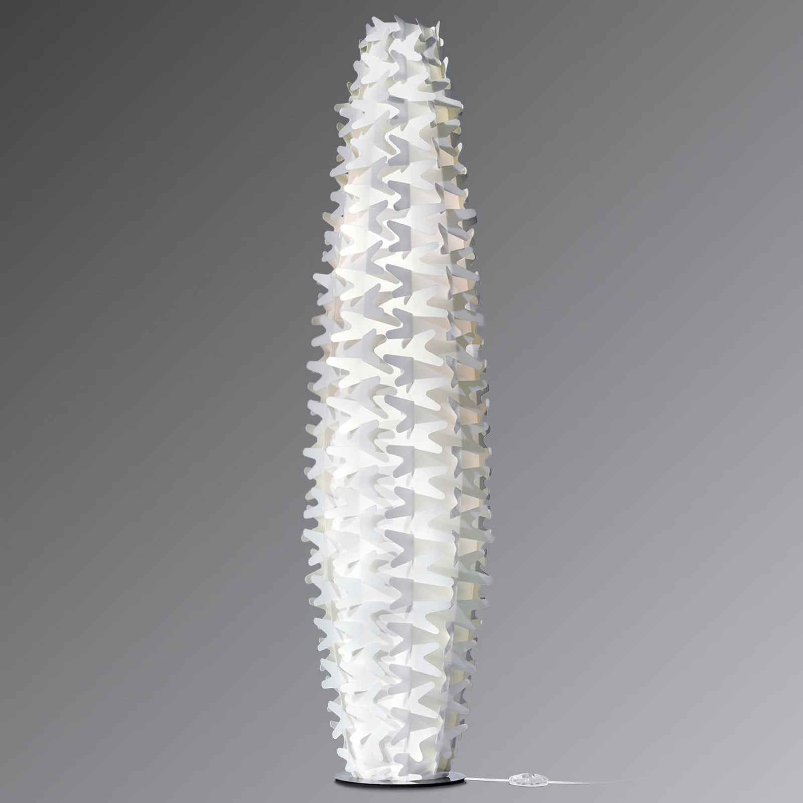 Cactus Stehleuchte XXL Golden Slamp - Wohnzimmer - Design - Kunststoff - Mit Schirm