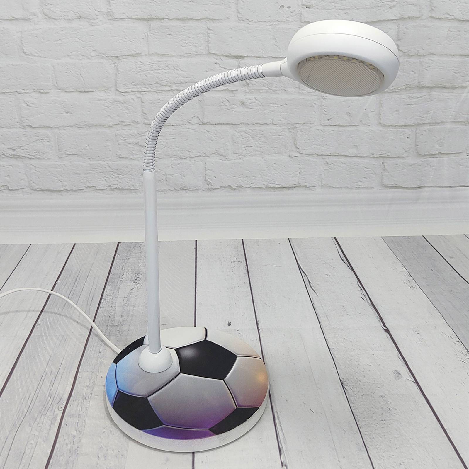 Lampa stołowa Futbol z elastycznym ramieniem