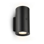 LED-akutoitega seinavalgusti Isy, mattmust, plastik, 3000 K