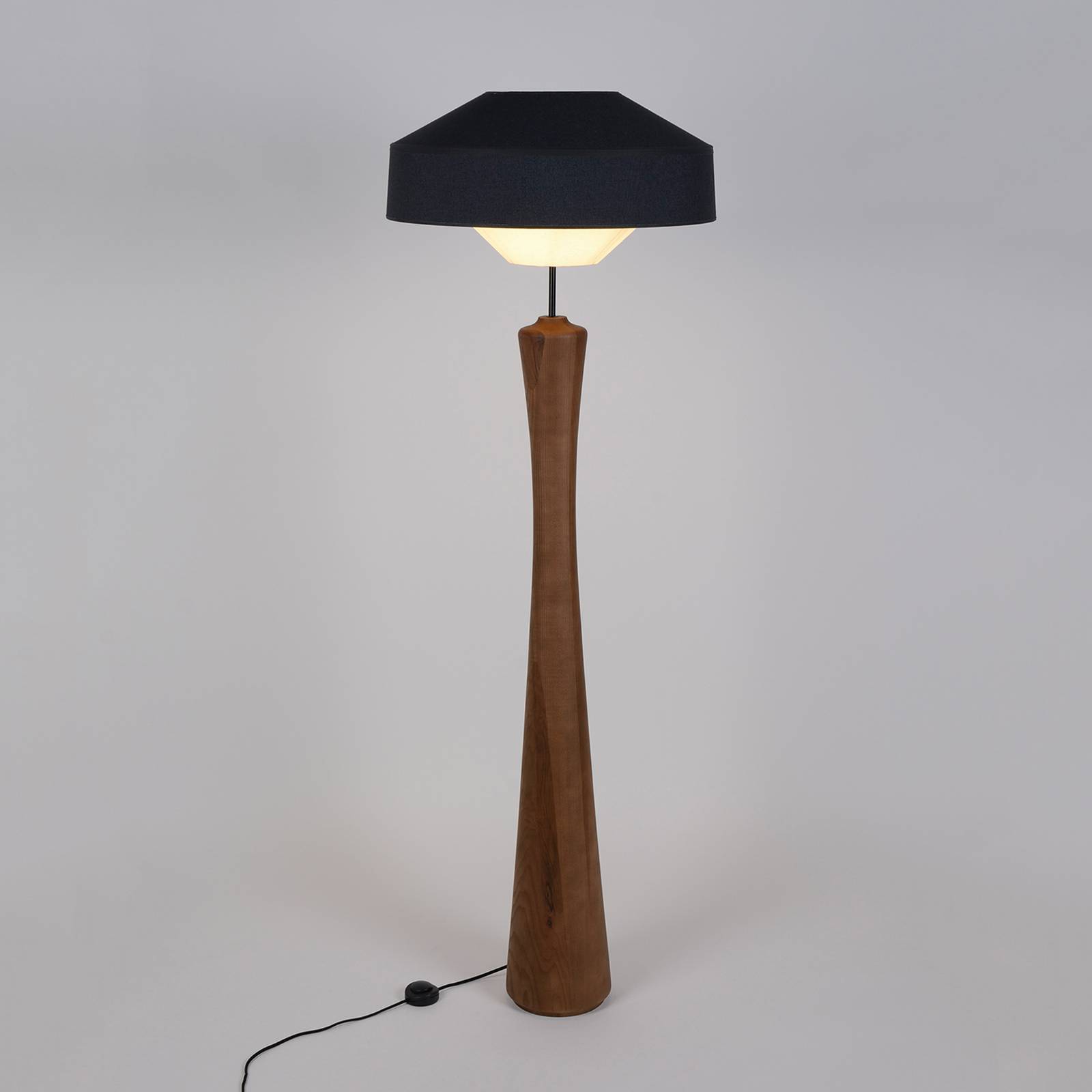 MARKET SET Mokuzaï lampa stojąca 170cm suna-szara