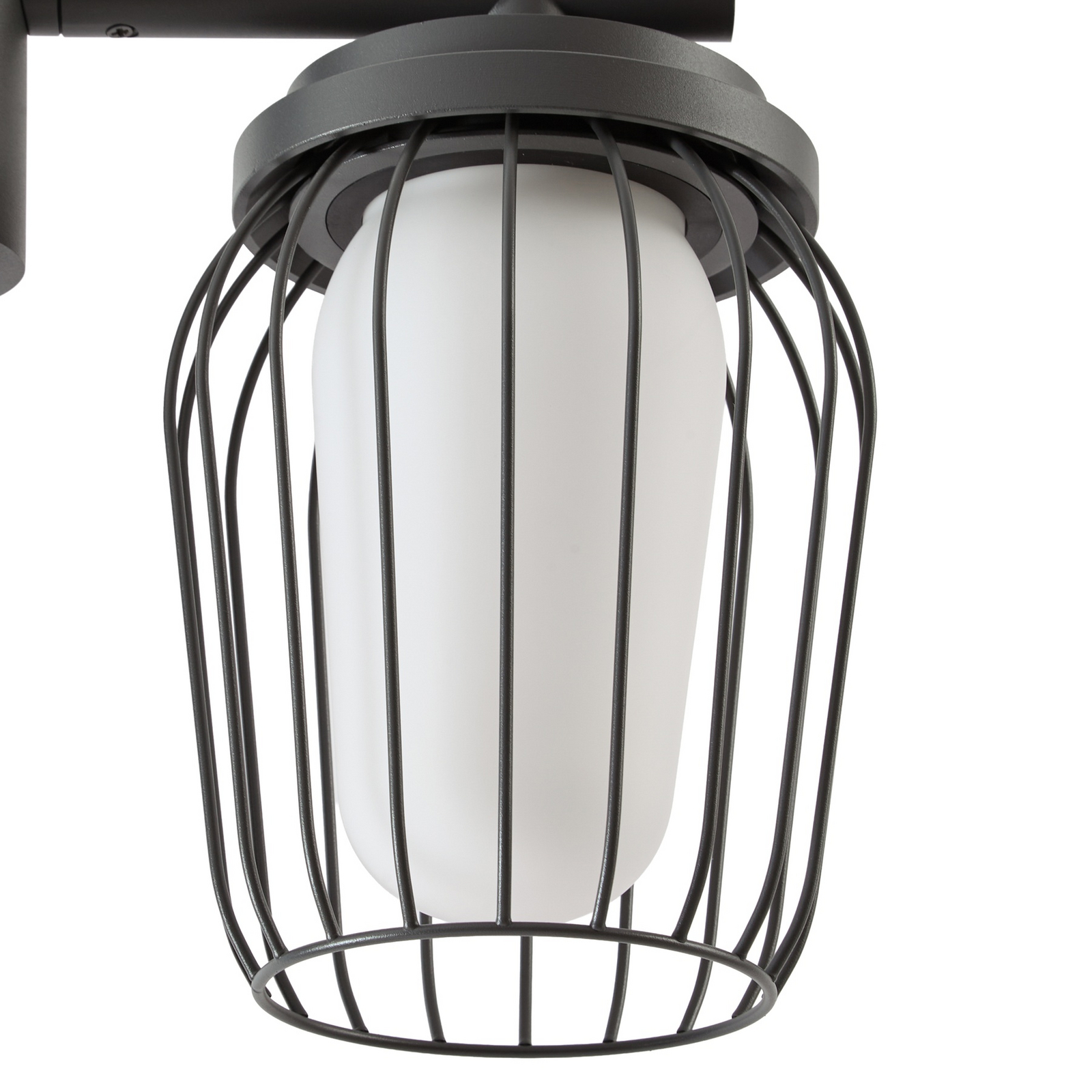 Chandan vanjska svjetiljka, visina 215 cm, antracit, 2 svjetla - Lucande