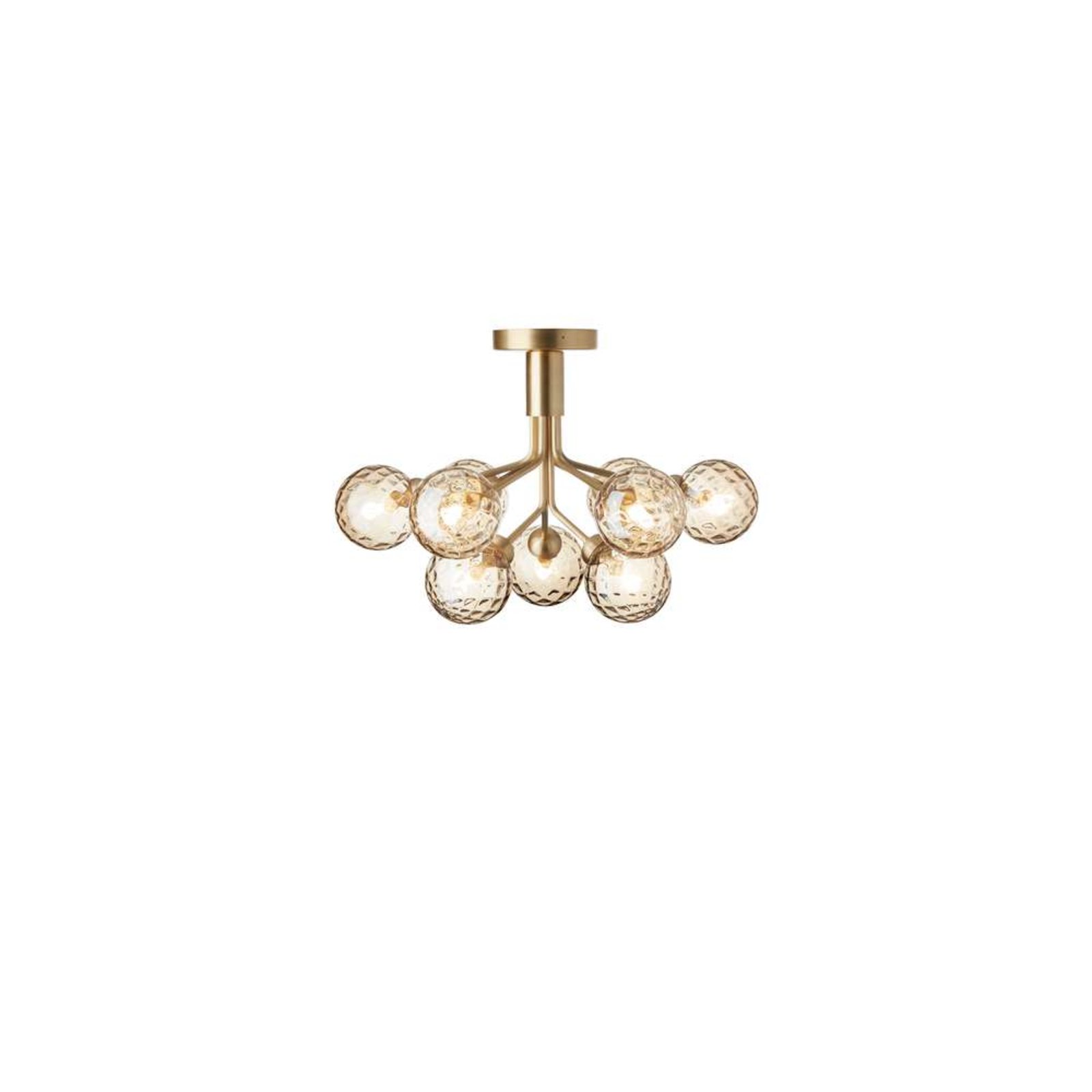 Apiales 9 Plafond Brushed Brass/Optic Gold - Nuura