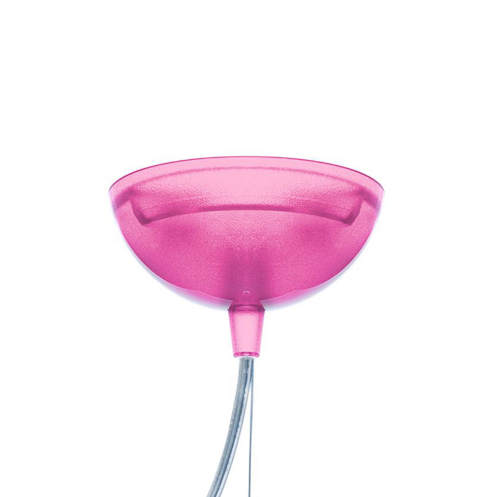 Kartell Small FL/Y lampă suspendată LED pink - Camera de zi / sufragerie - design - roz - Plastic