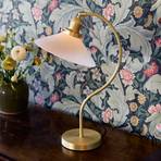 PR Home Axel asztali lámpa, sárgaréz színű, opálüveg ernyővel