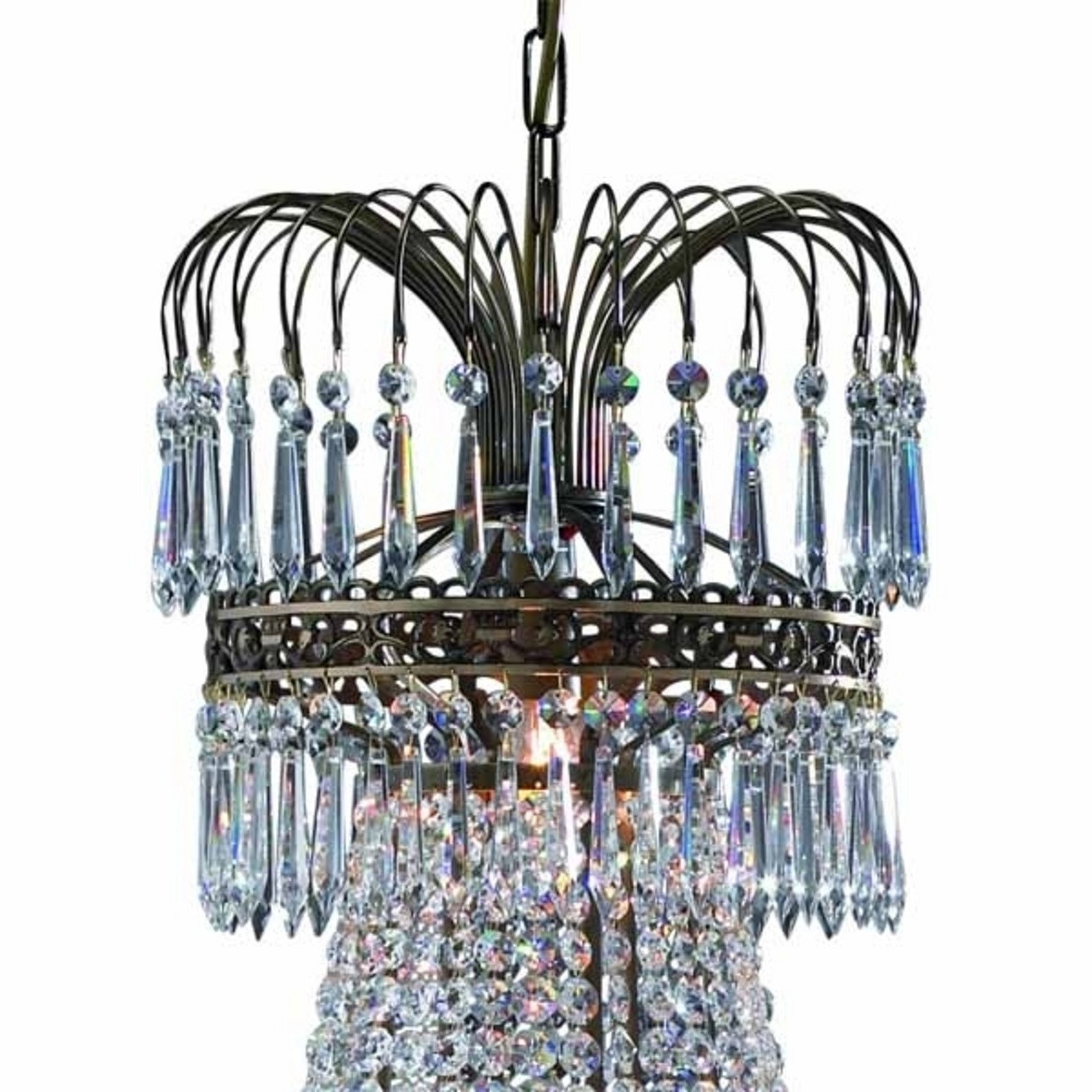Markslöjd Candelabru magnific lumânări Läckö 66 cm - Camera de zi / sufragerie - antic transparent - Cristal