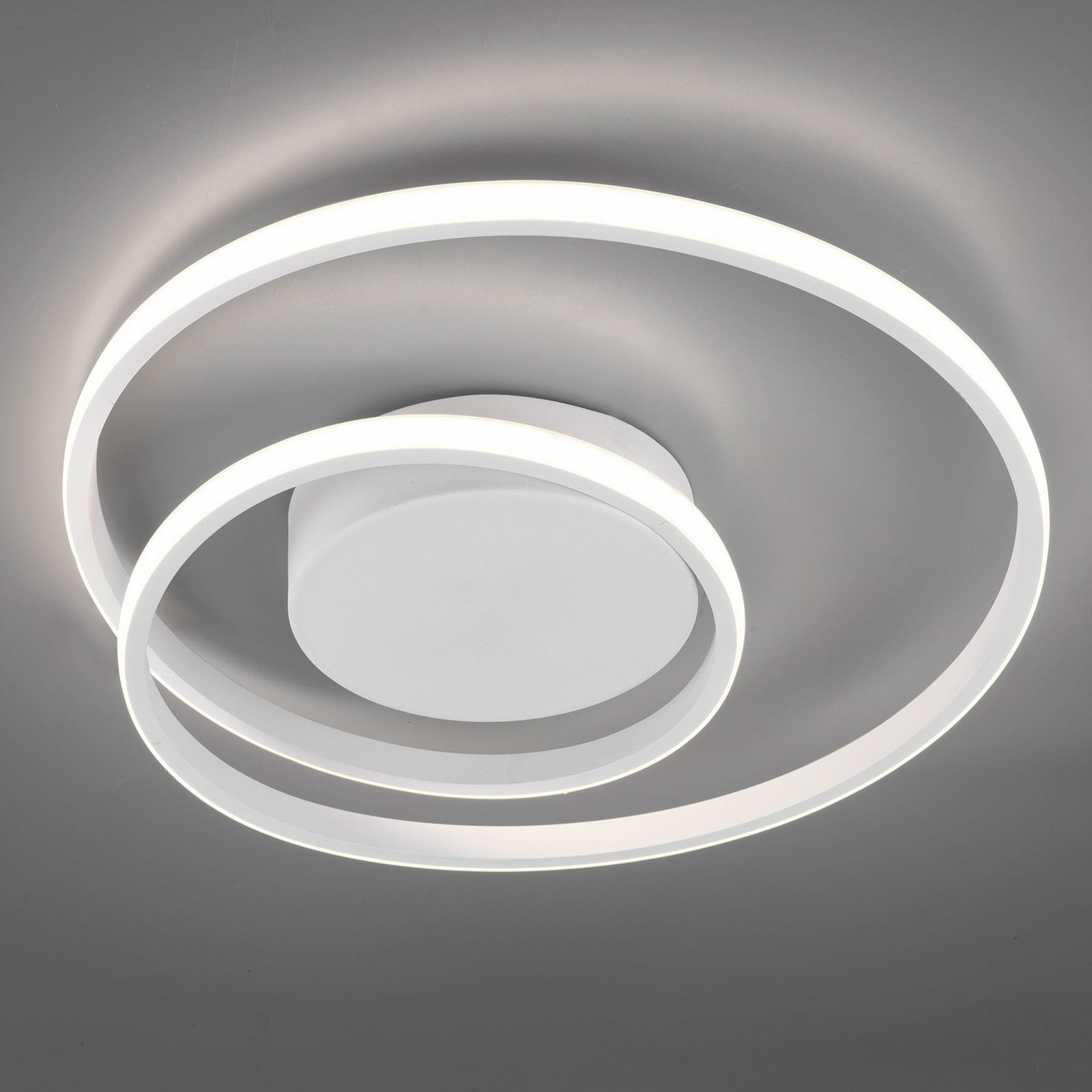 LED-loftslampe Zibal, dæmpbar, hvid