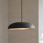 Lindby Florie LED pendant light, black, metal, Ø 40 cm