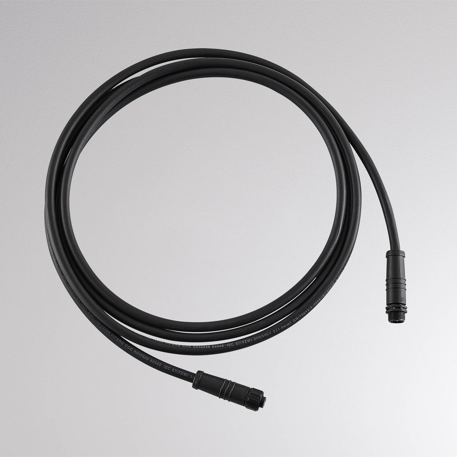 Molto Luce Chopa Ii Connection Cable, Length 250 Cm, Black, Ip65