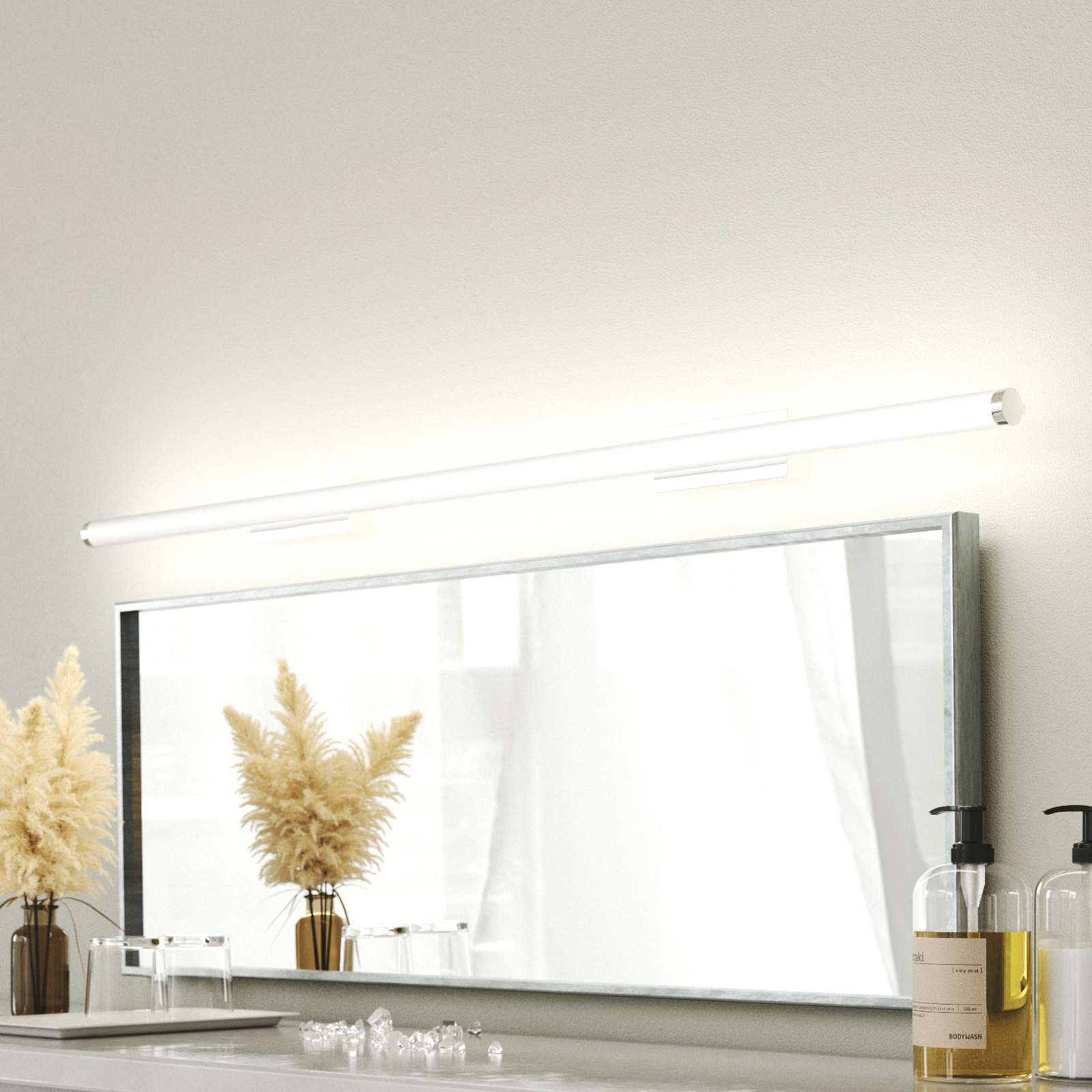 Arcchio Derin LED bathroom wall light, 123.2 cm