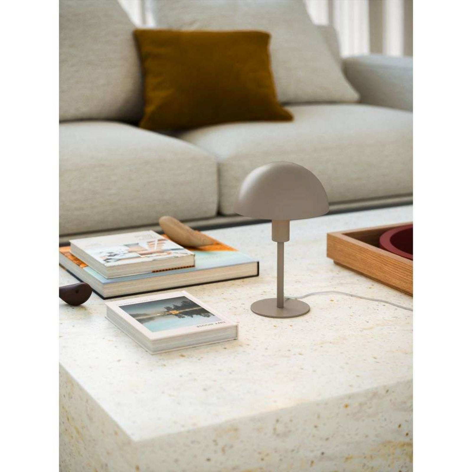 Ellen Mini Bordlampe Light Brown Nordlux - Stue - Metal billede