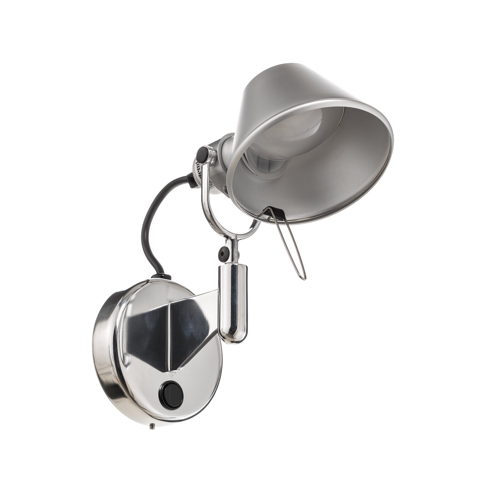 Tolomeo Micro Faretto LED-Wandlampe, 2.700K, grau - Artemide