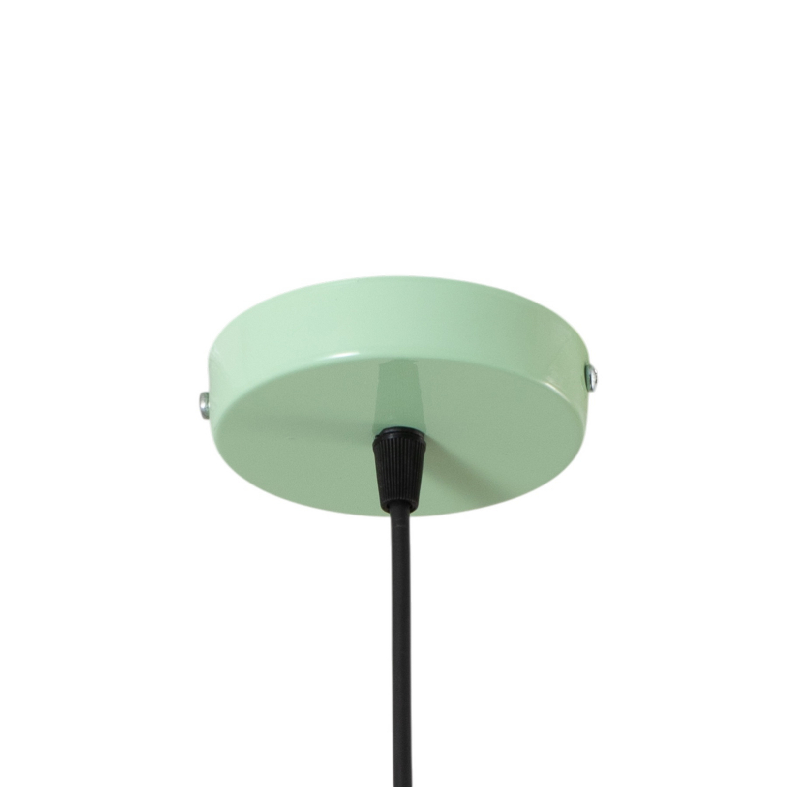 Lampa wisząca Lorenz, miętowa zieleń, Ø 34 cm, metal, E27