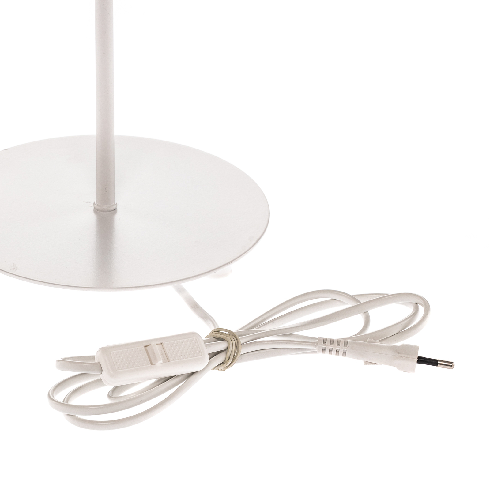 Bordslampa Trio jute, naturbrun/vit, höjd 50 cm