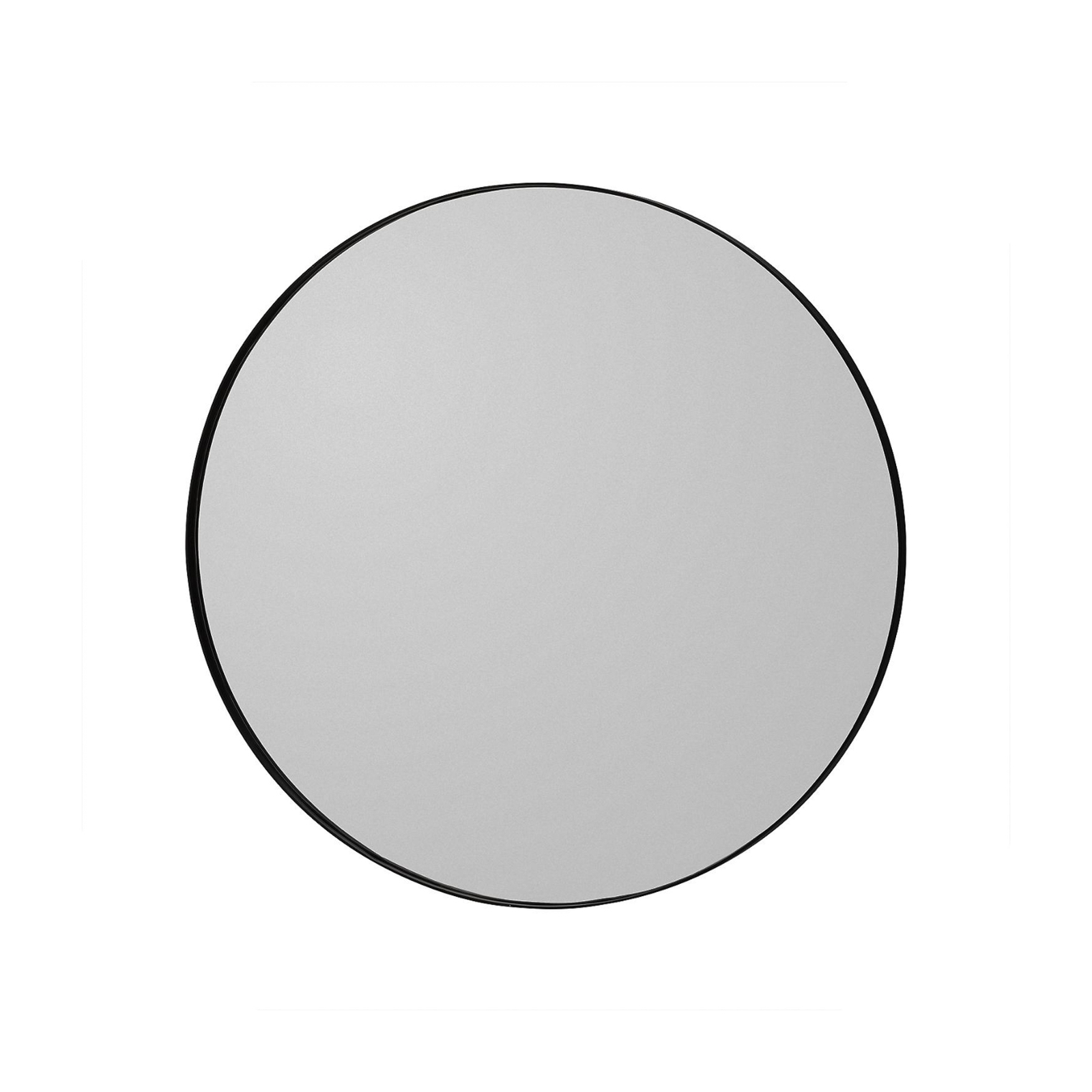 AYTM Circum mirror, grey / black, Ø 70 cm, glass, MDF wood