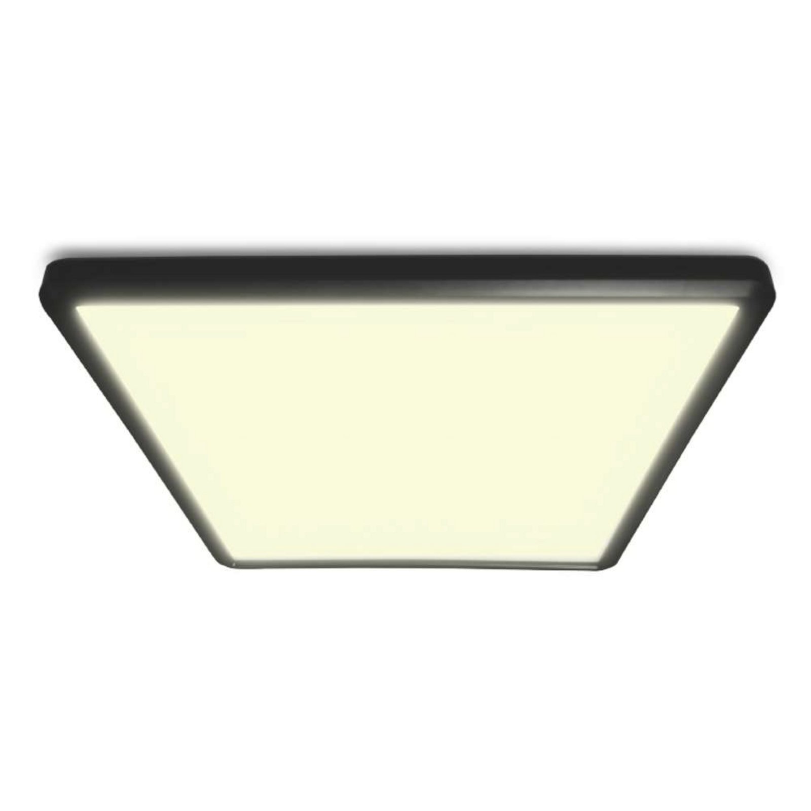 Ultra Square Ceiling Lamp 3-step Black - Halo Design