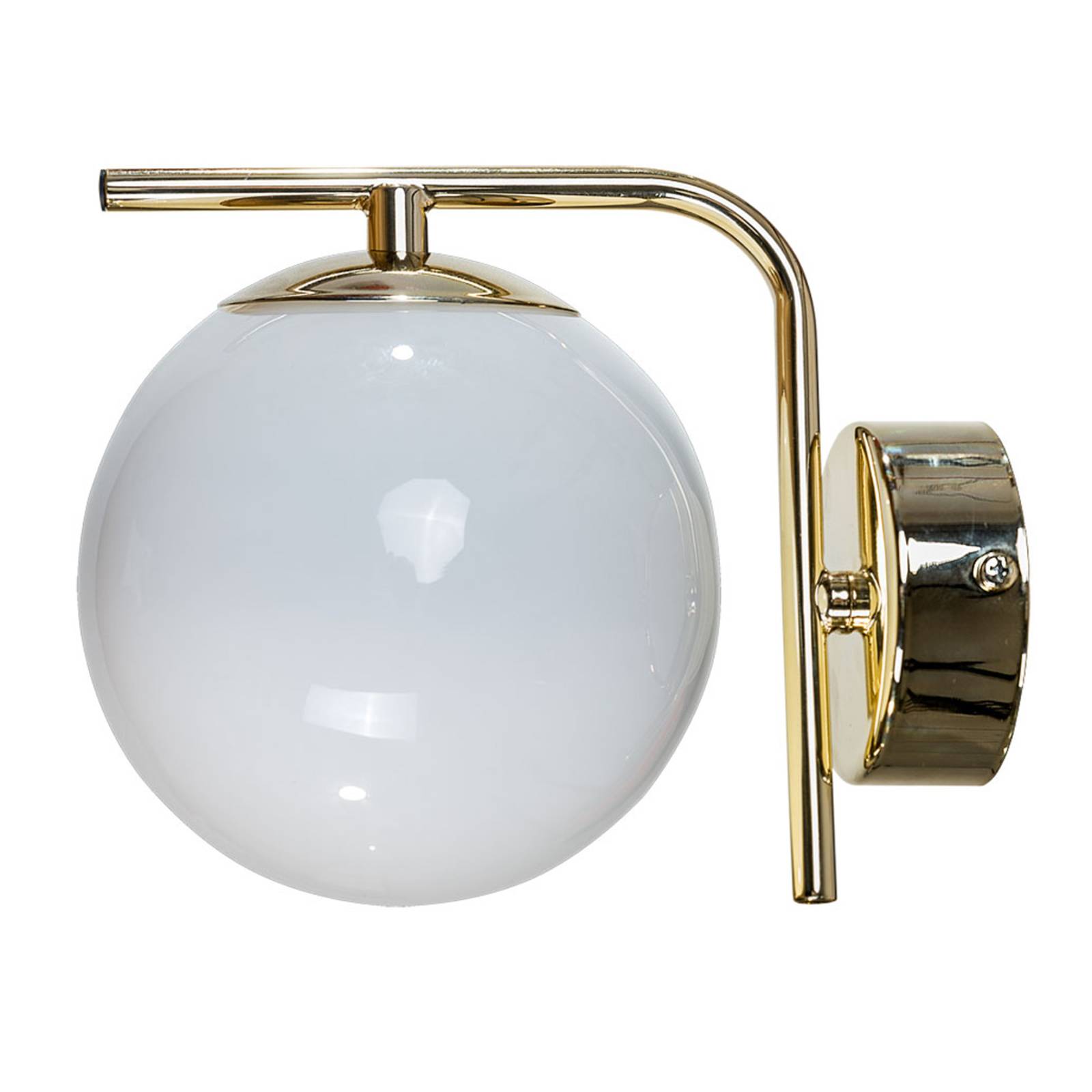 Vägglampa Aurora, 1 lampa, guld