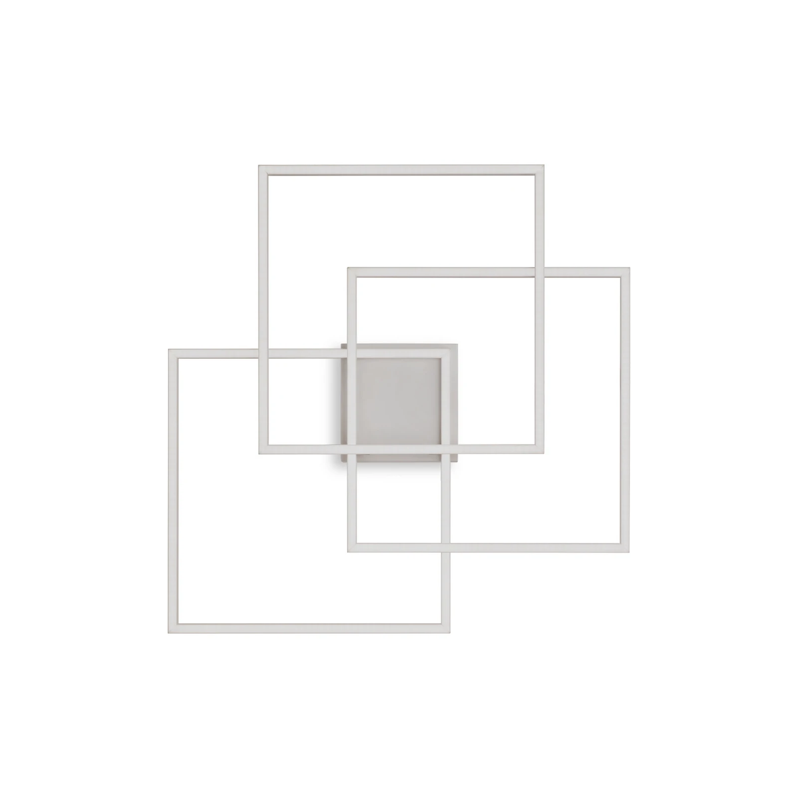 Ideal Lux Frame LED-Deckenlampe weiß 59x59,5cm