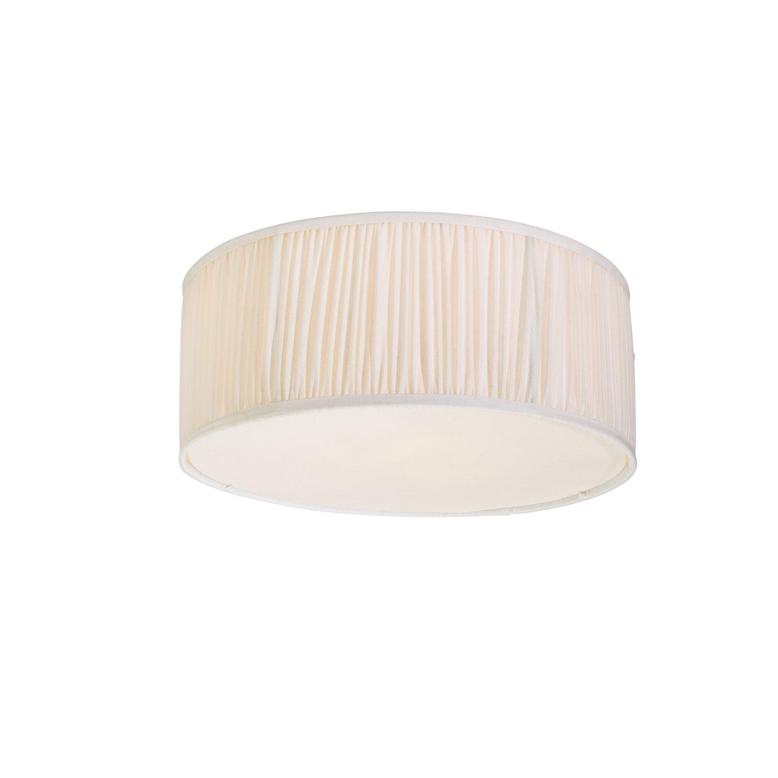 PR Home Stella ceiling light, offwhite, Ø 45 cm, textile