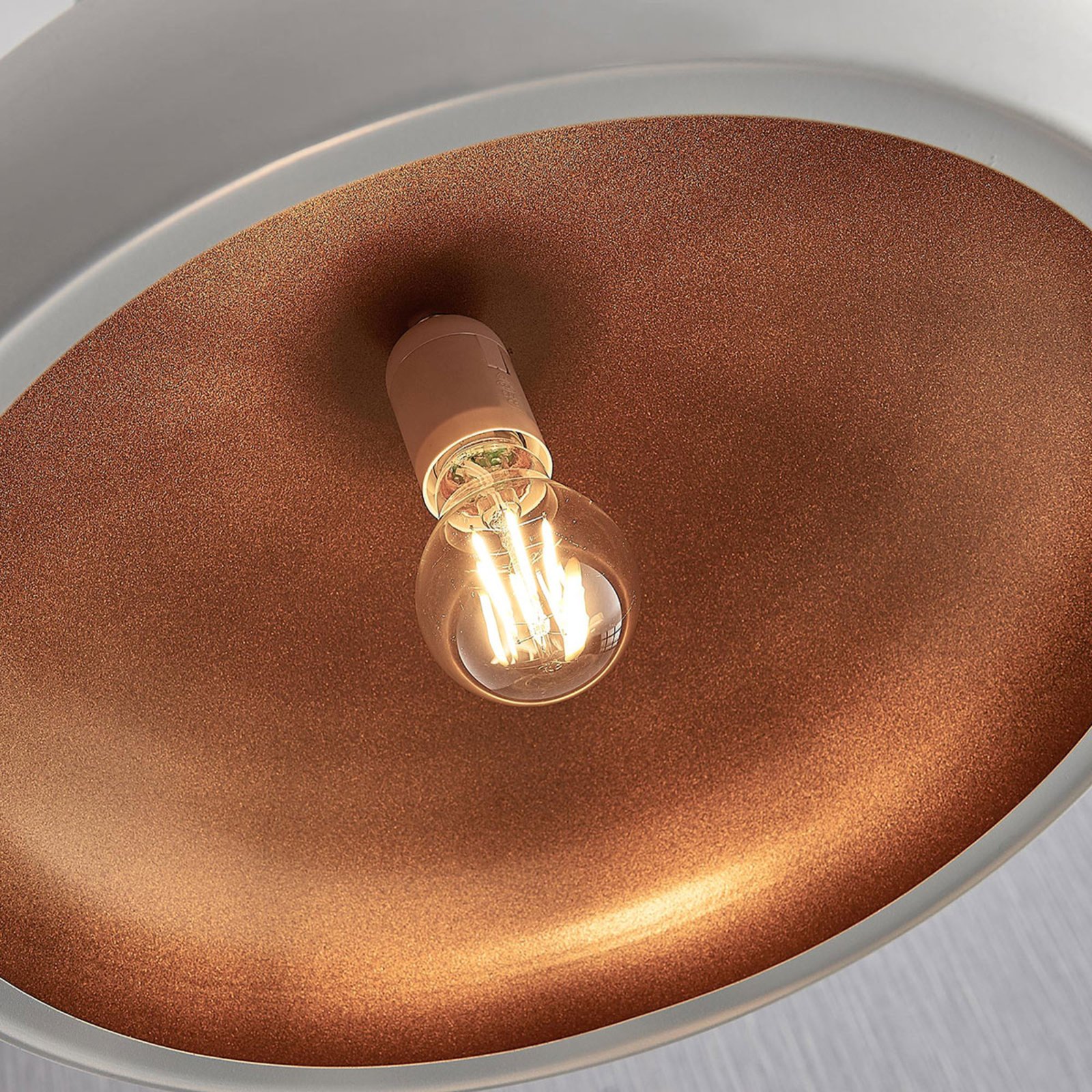 Gerwina Suspension White/Gold - Lindby