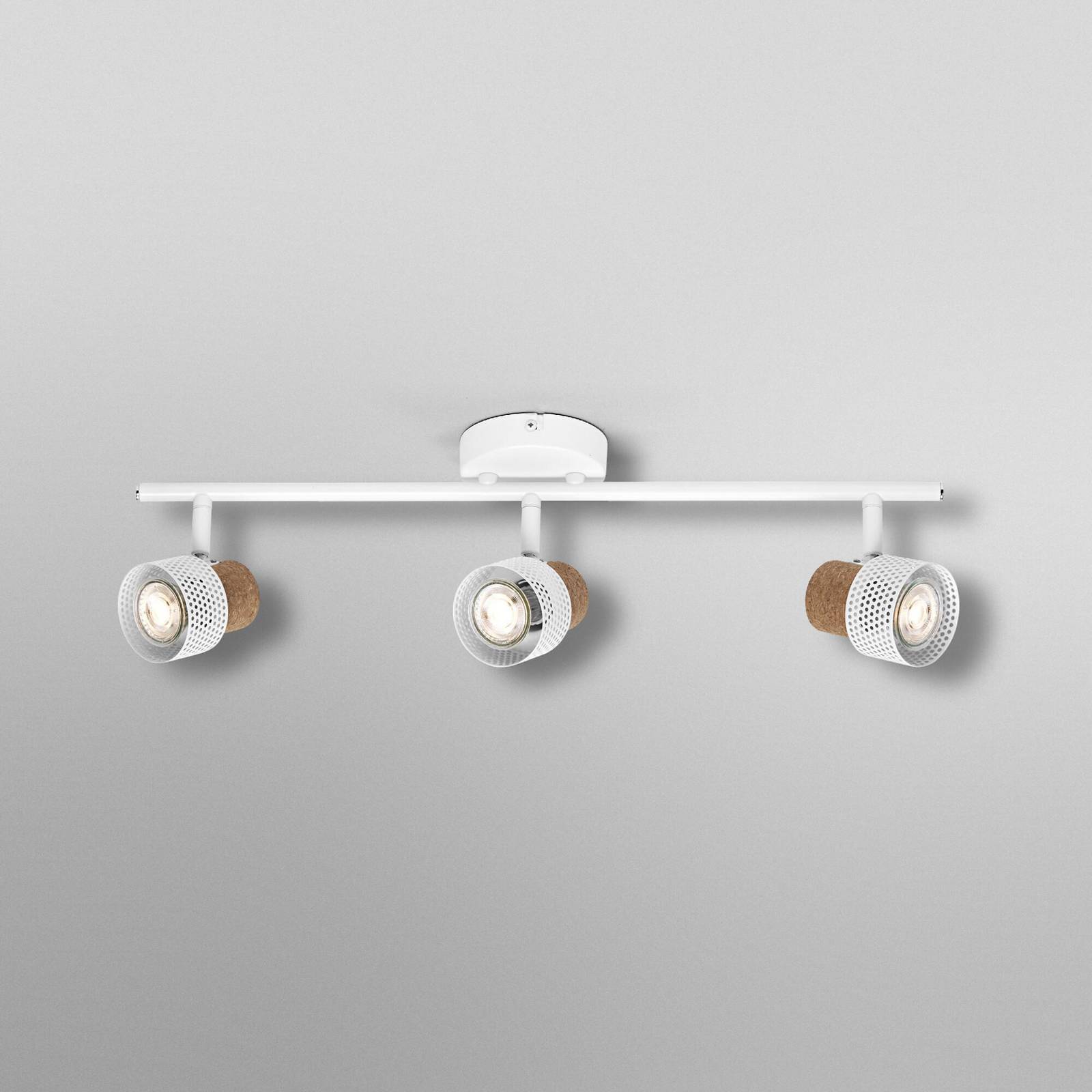 Reflektor sufitowy OSRAM CORK, biały, 3 spoty świetlne, GU10-LED, 927,