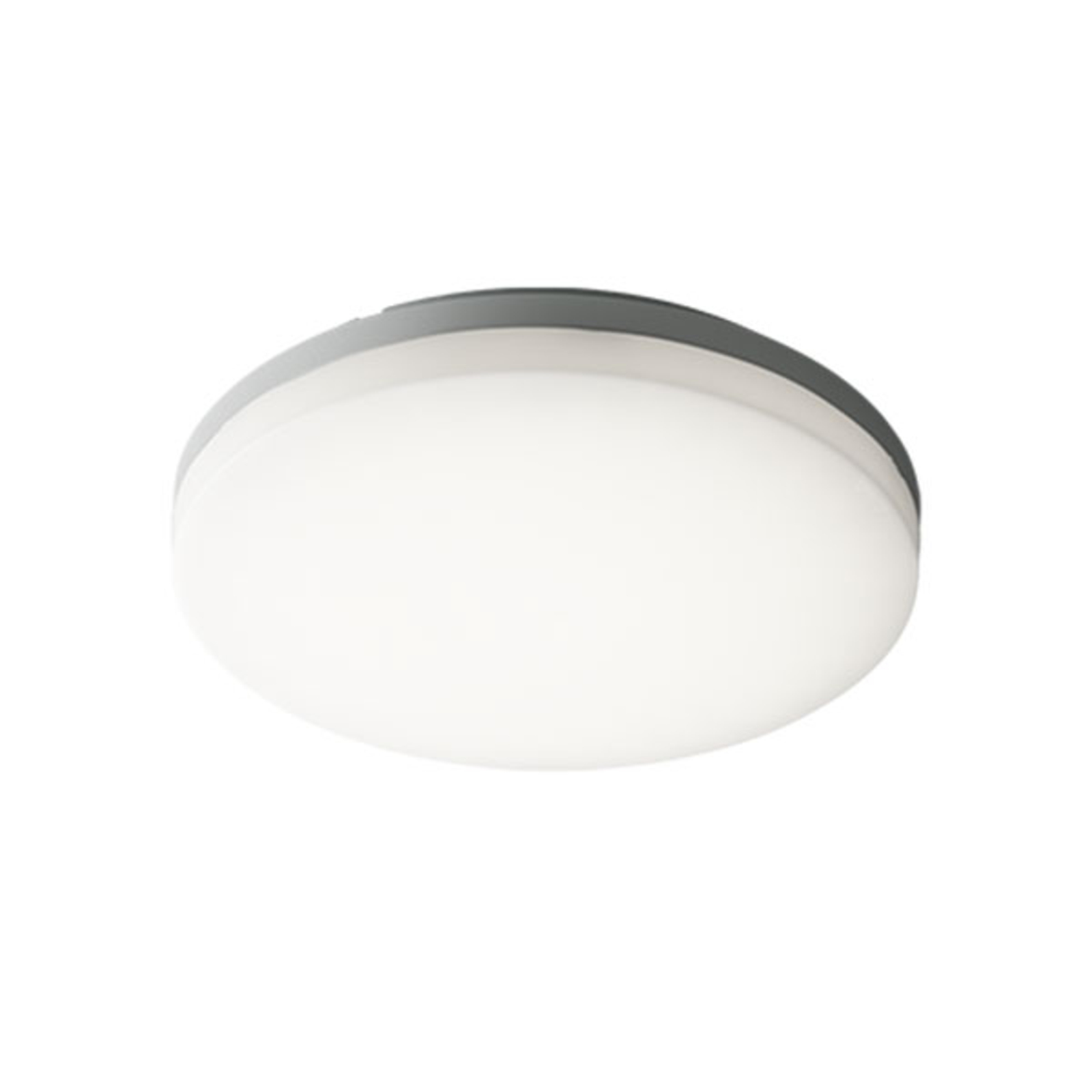 Светодиодна лампа за таван A35-S, 4000К, сива, Ø 40 см