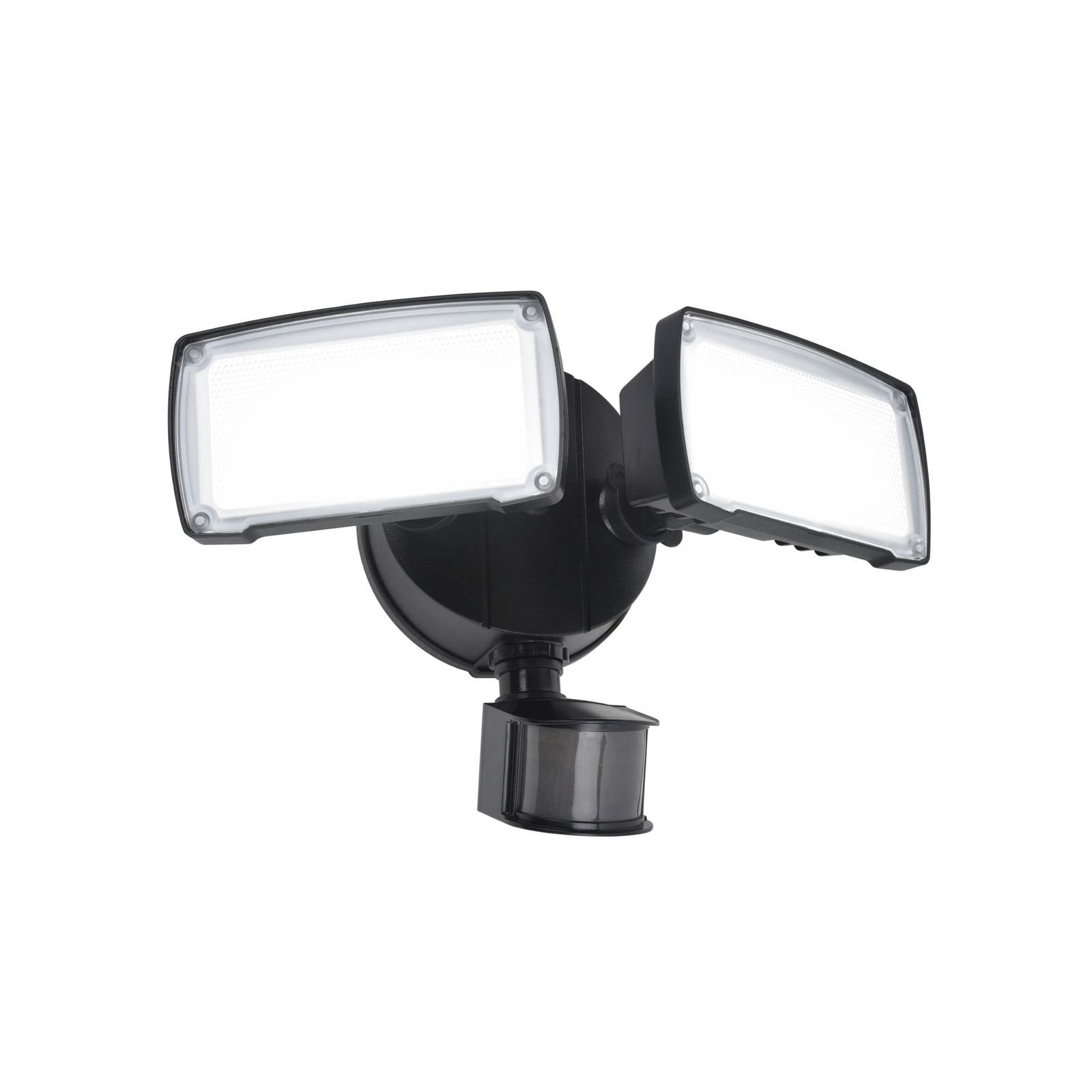 LED-Sensor-Außenwandstrahler CHIMERA, schwarz, 2-flg., IP54
