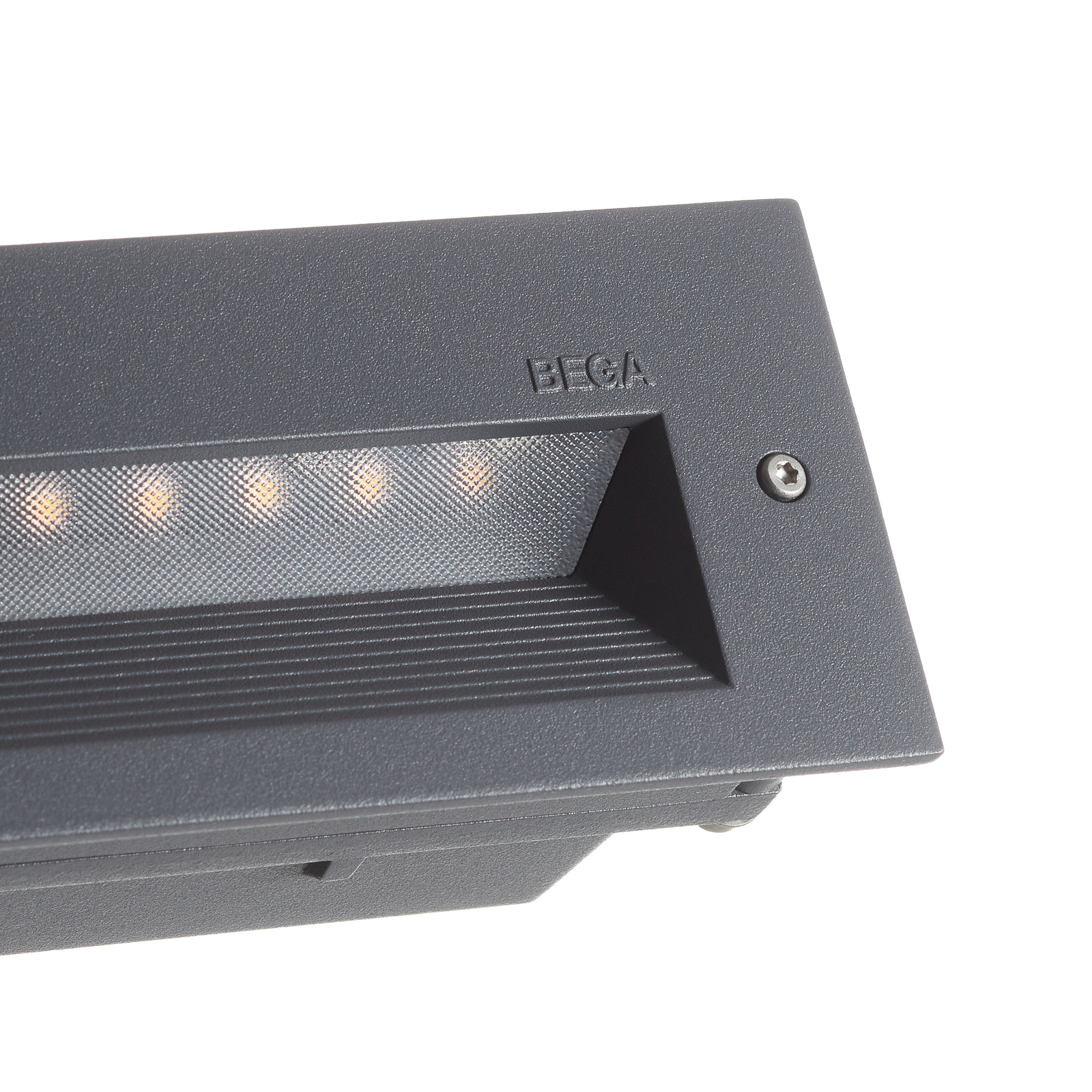 BEGA 33053 LED-Wandeinbau 3.000K grafit 17 cm