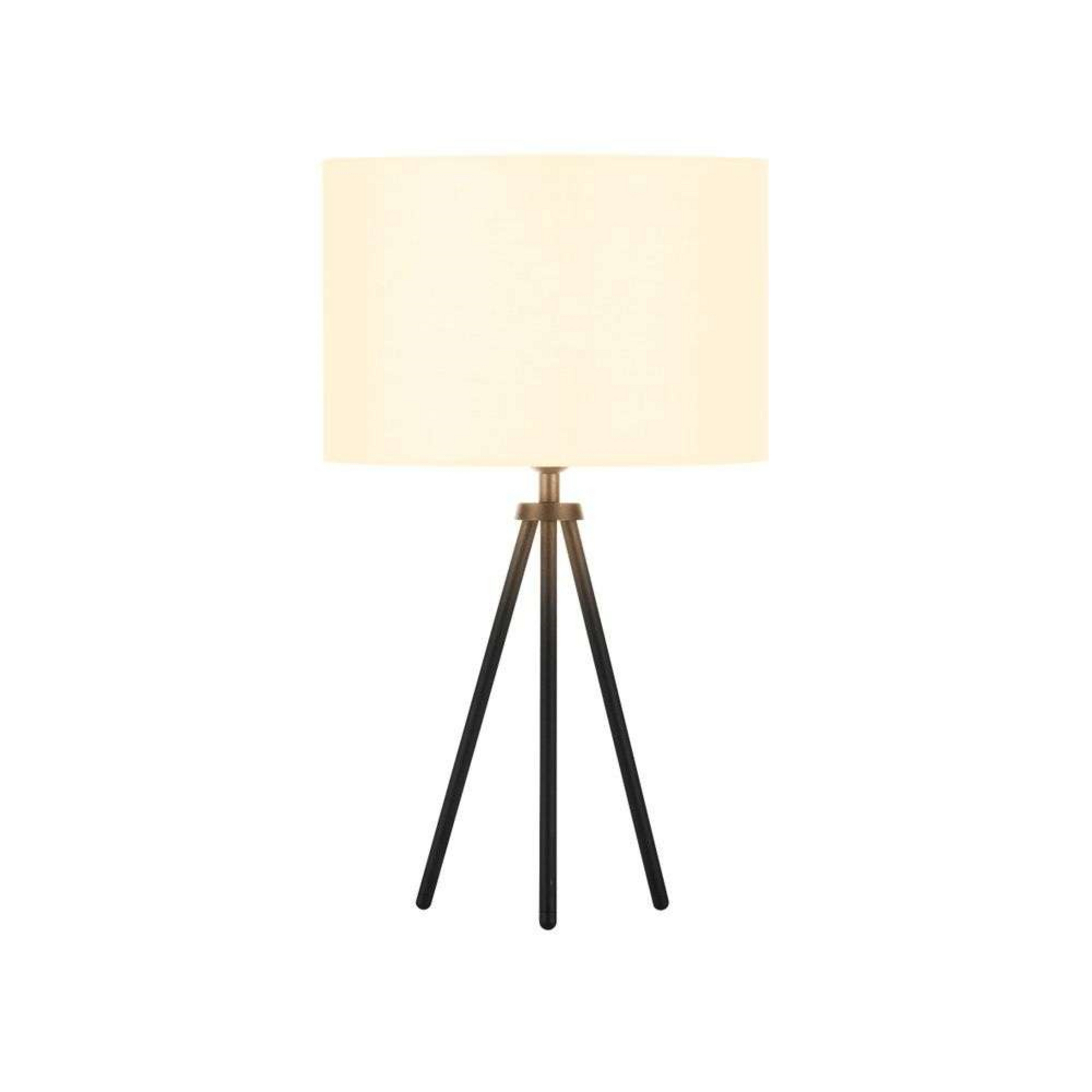 Fenda Tripod Lámpara de Sobremesa Ø30 White/Black - SLV