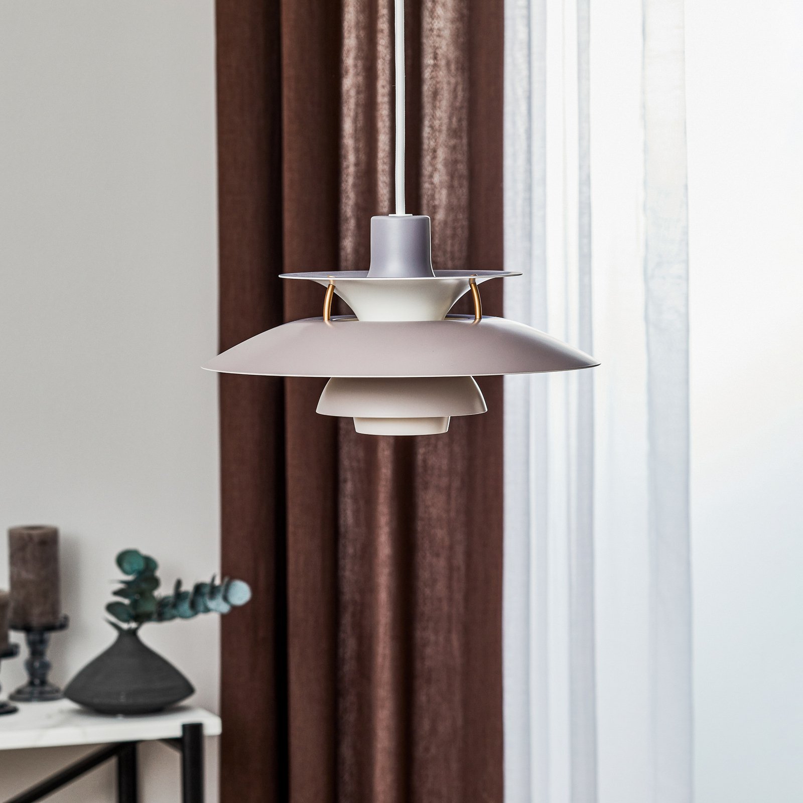 PH 5 Mini Taklampa Grey - Louis Poulsen