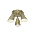 IT'S ABOUT ROMI Bremen plafondlamp 3-lamps goud