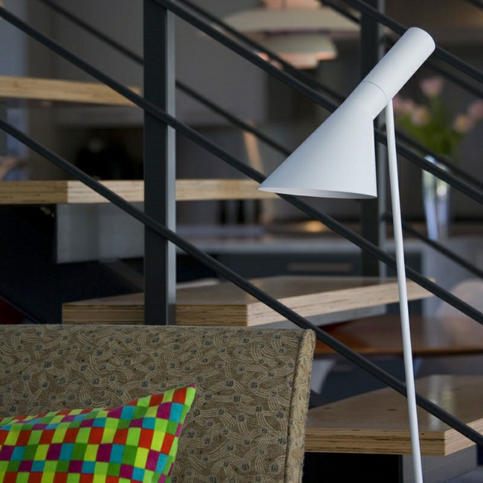 Louis Poulsen AJ - Φωτιστικό δαπέδου, λευκό