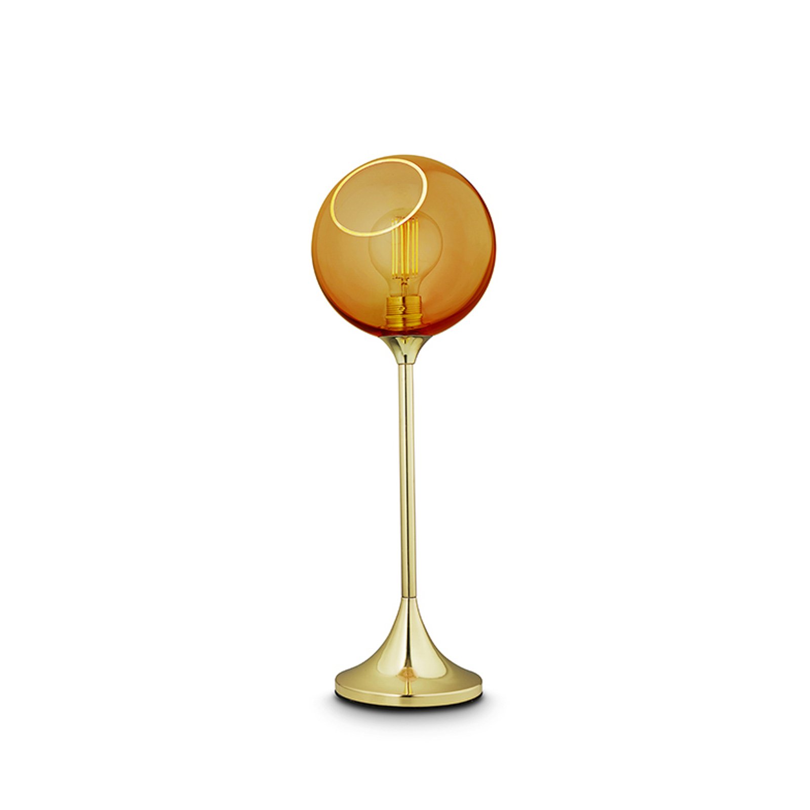 Ballroom Asztali Lámpa Amber/Gold - Design By Us