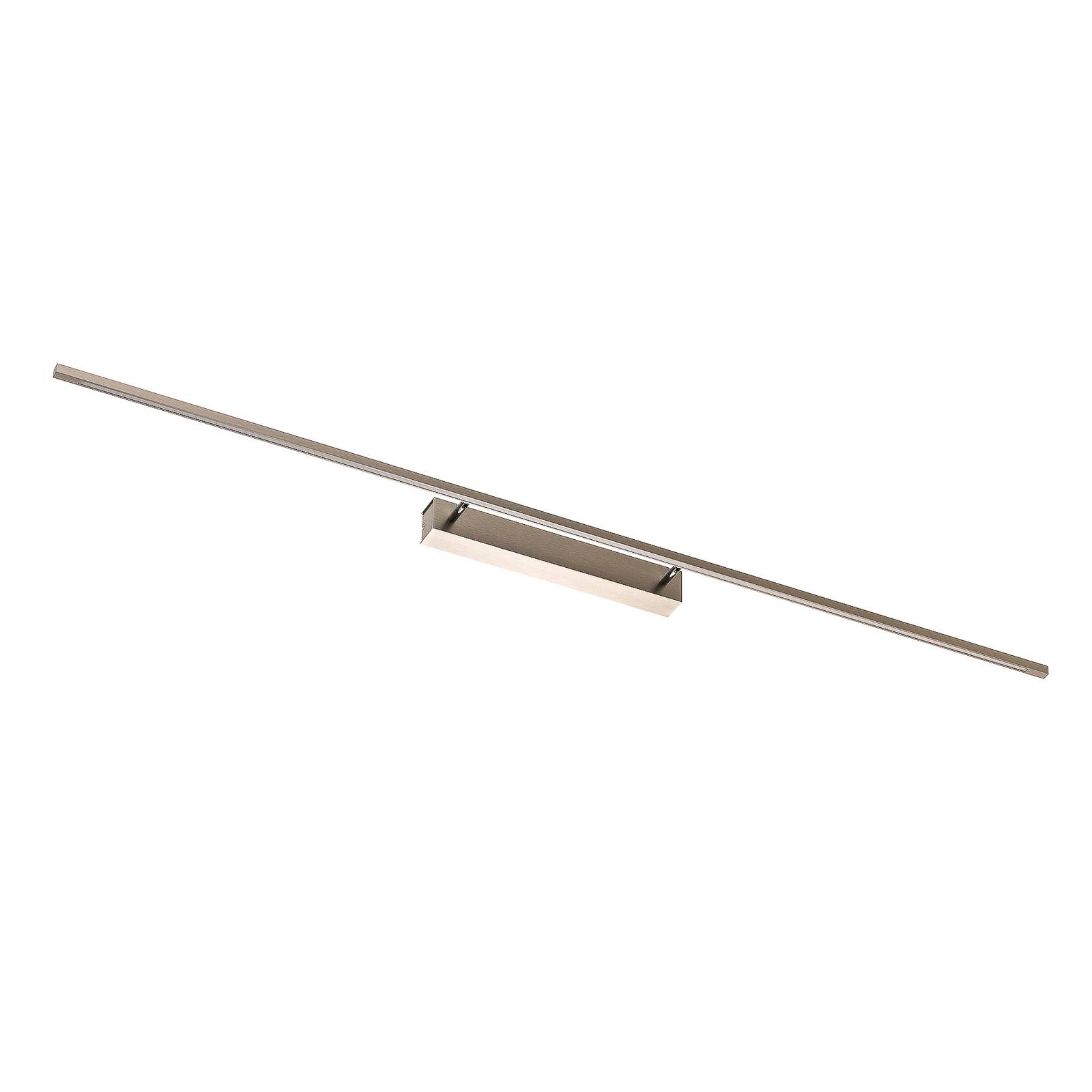 Rothfels Tolu lampada LED da quadri, nichel 158 cm, per soggiorno / sala da pranzo, alluminio, acciaio, ottone, 31.5 W, larghezza: 158 cm, altezza: 5.5 cm