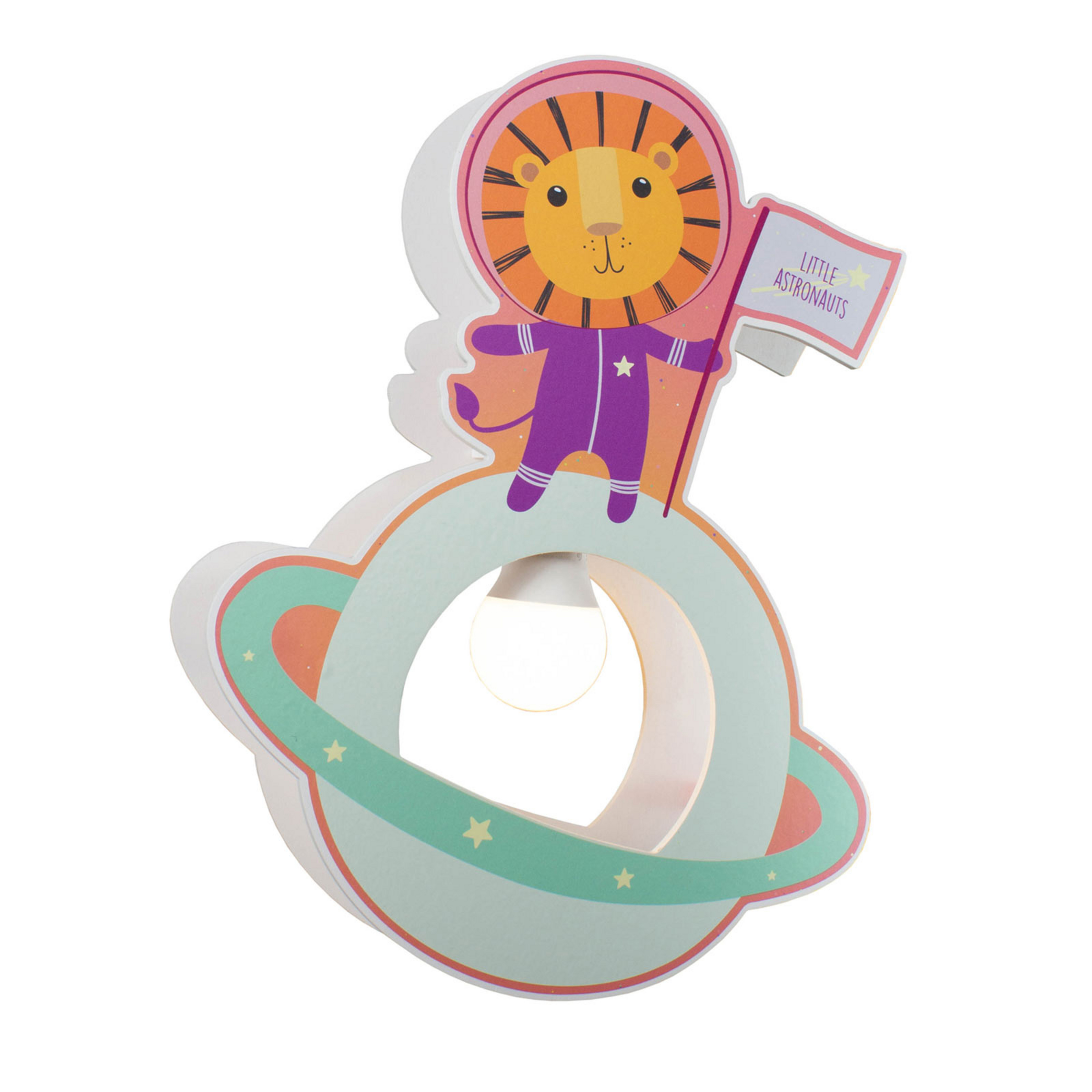 Lampa wisząca do pokoju dziecięcego Little Astronauts lew