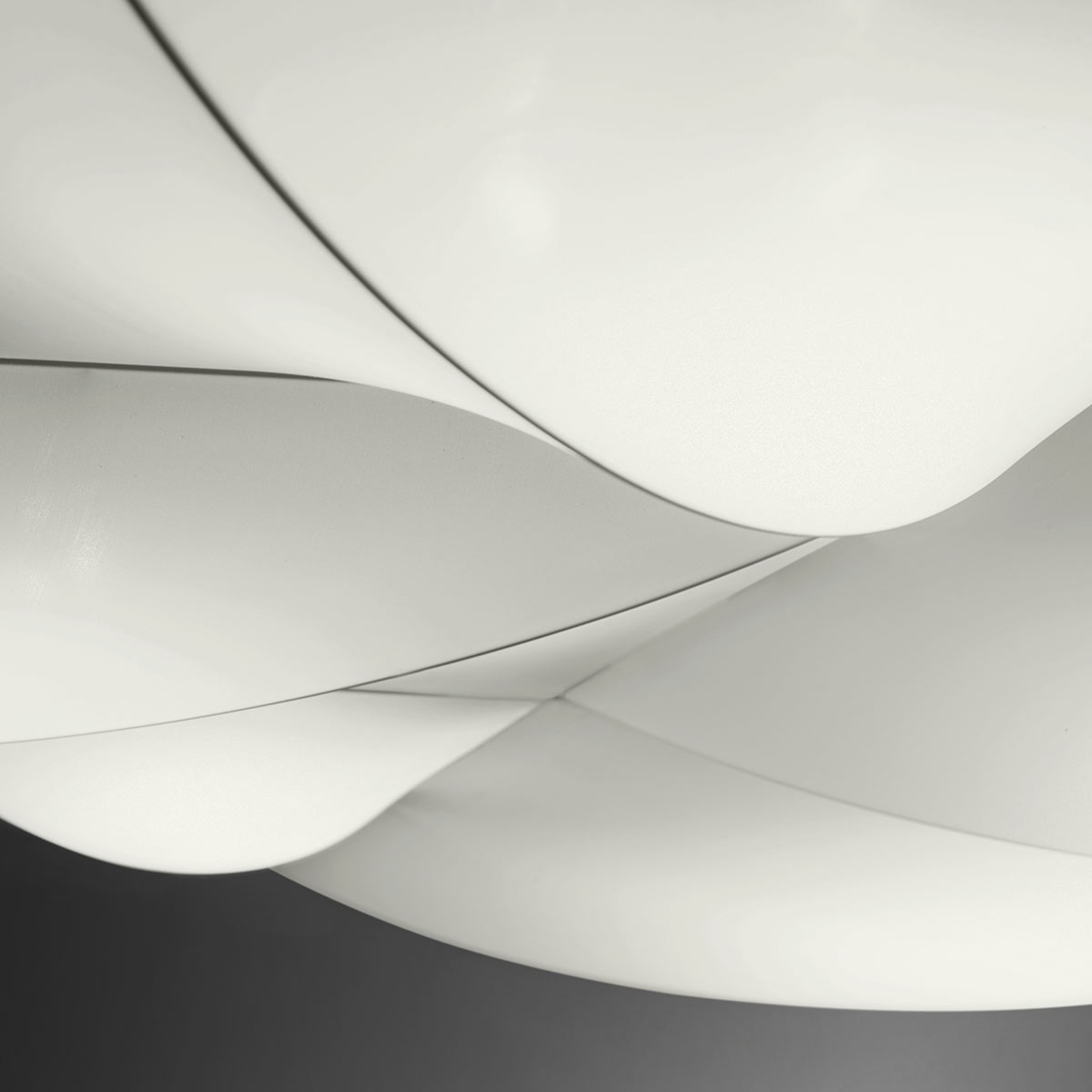 Axolight Nelly plafonnier en tissu blanc 60 cm